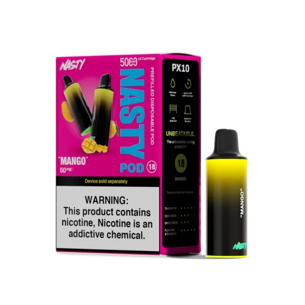 NASTY Pod 5000 – Mango 50MG