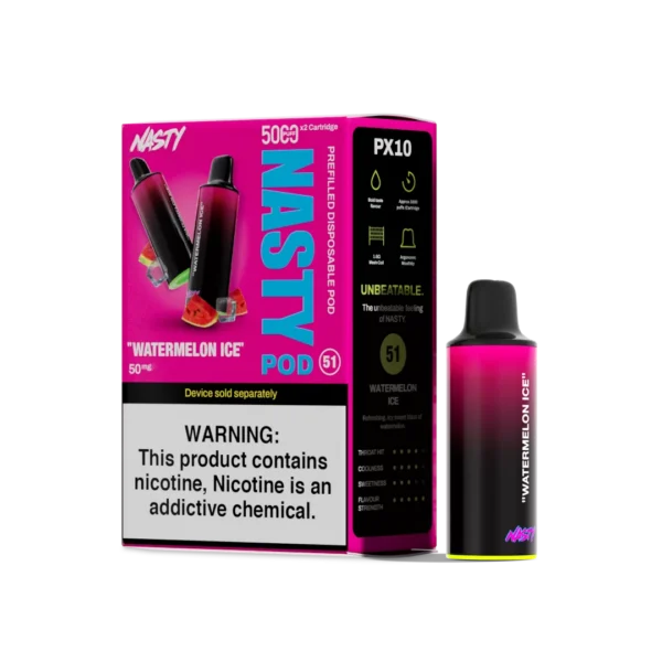 NASTY Pod 5000 – Watermelon Ice 50MG