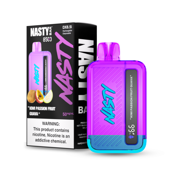 NASTY DX8.5i – Kiwi Passion Fruit Guava 50MG
