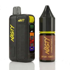 Nasty Starter kit Versa – Caramel Tobacco 15 000 puffs (1 device + 1 pod + 1 liquide)
