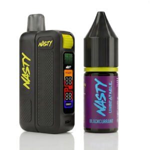Nasty Starter kit Versa – Blackcurrant 15 000 puffs (1 device + 1 pod + 1 liquide)